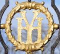 Crest on York House gates
